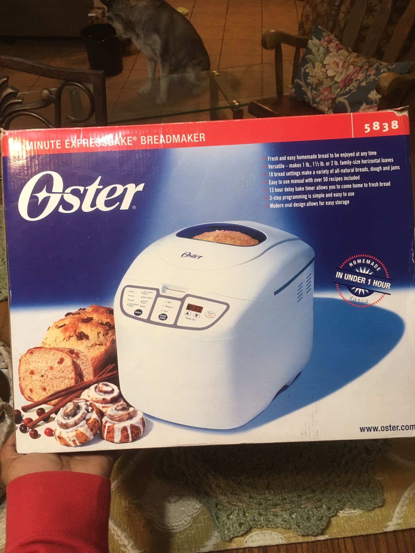 Oster 58 - minute expressbake bread maker