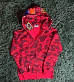 Red bape hoodie