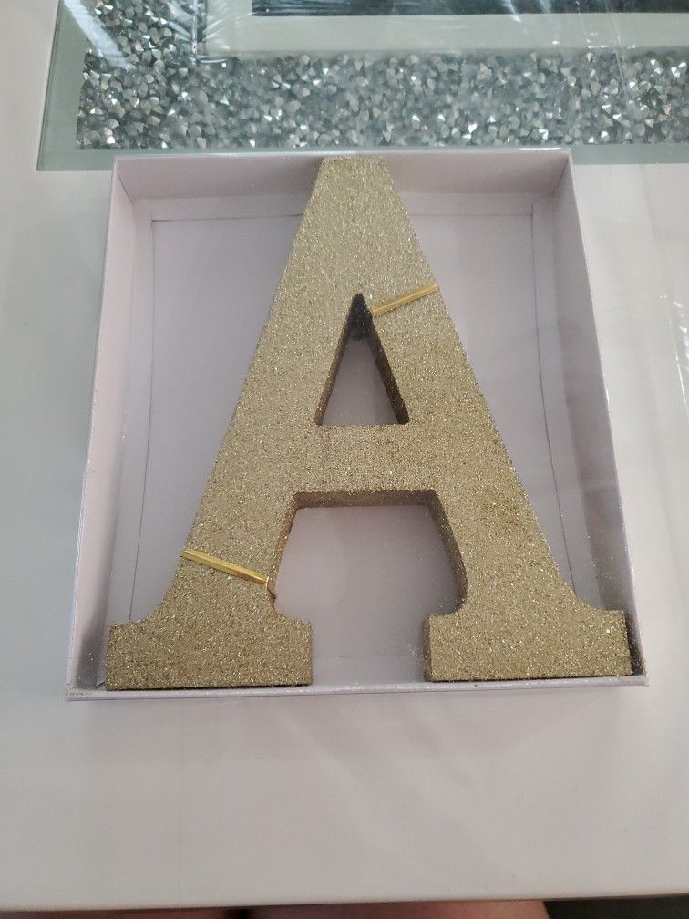 Glitter Letter A