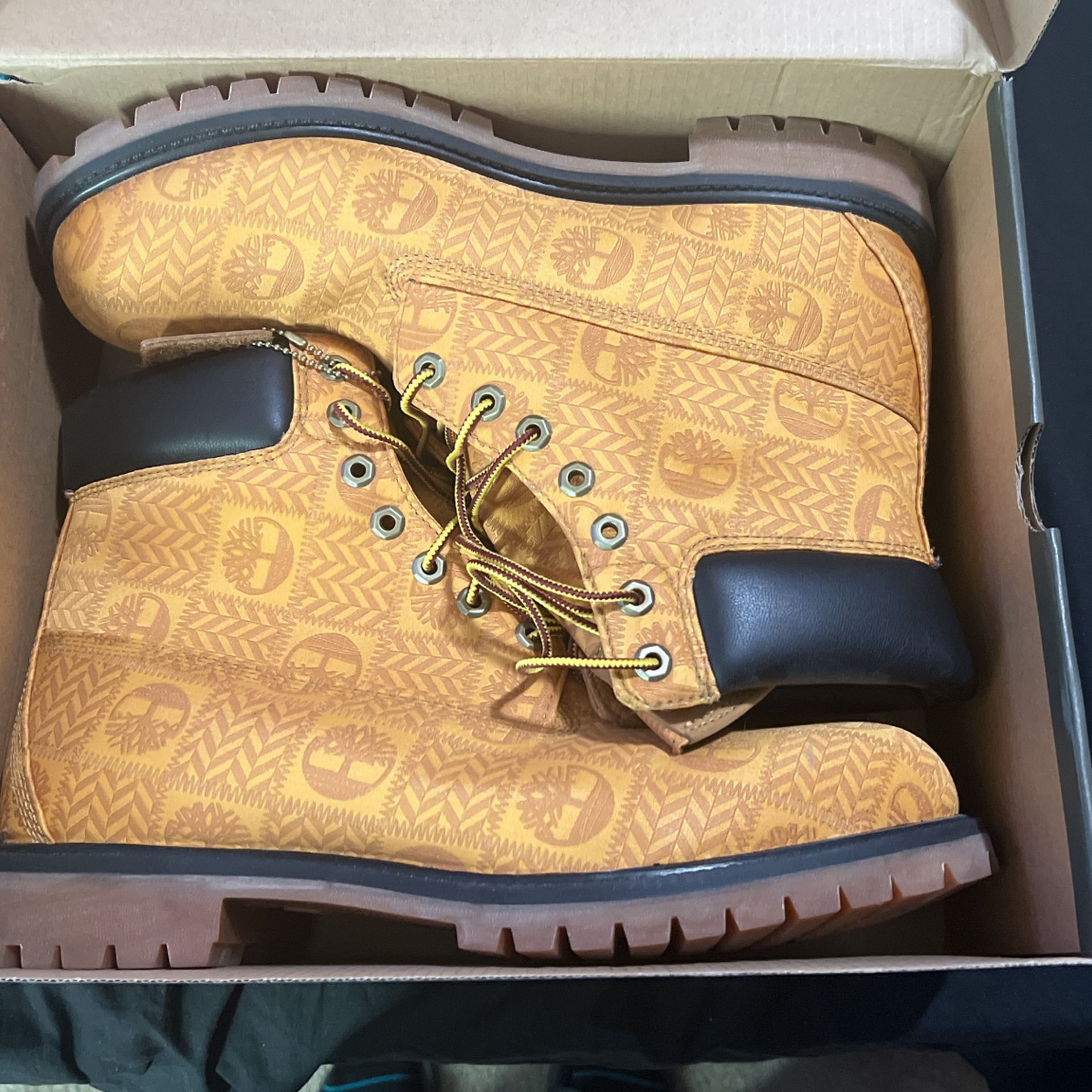 Timberland Premium 6 Inch Waterproof Boot Wheat Print