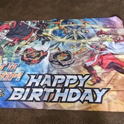 Blade Blade Happy Birthday Banner $10