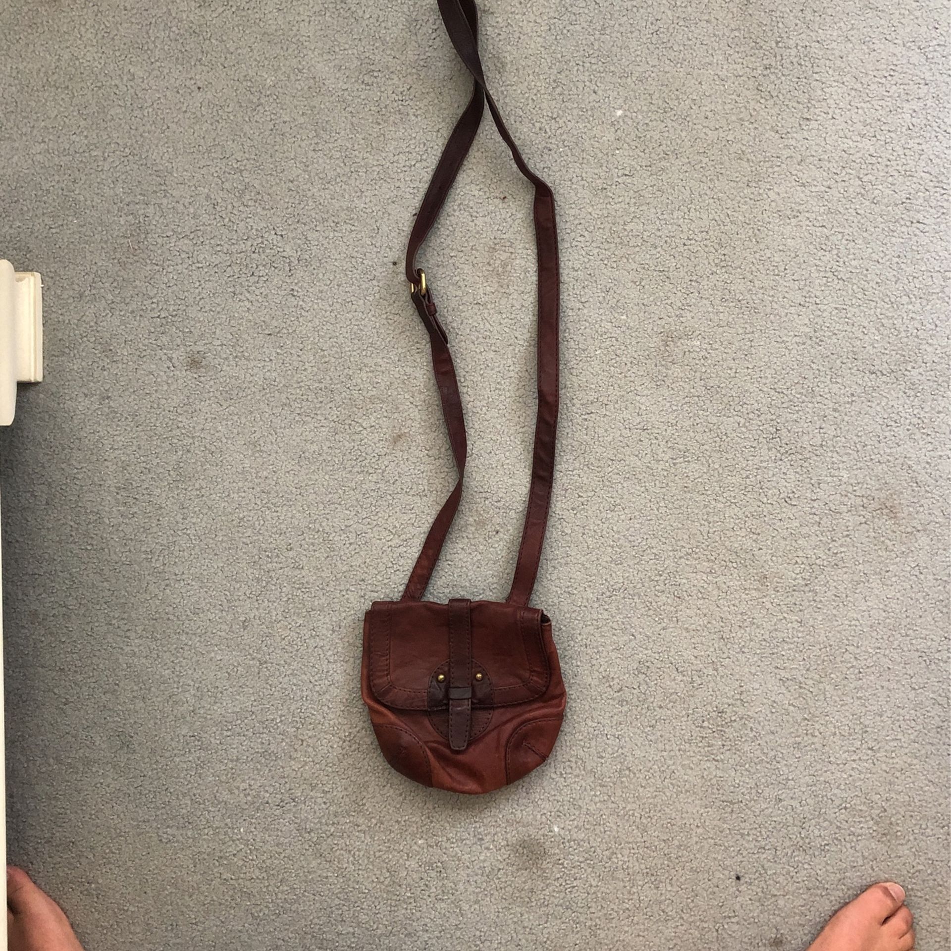 Ugg Brown Leather Cross Body