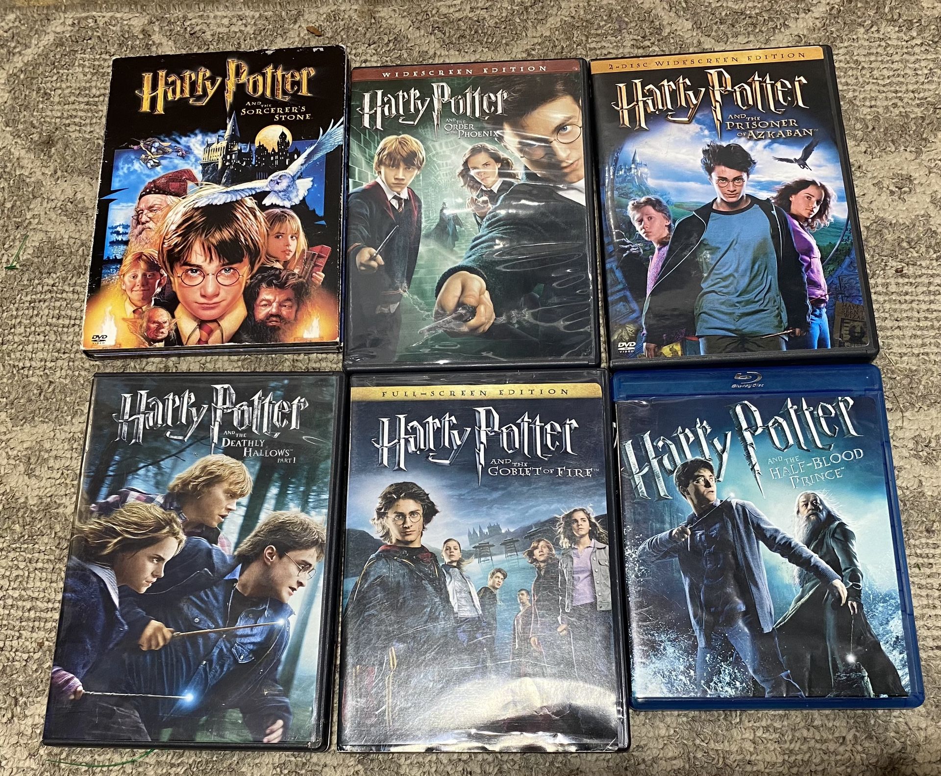 Harry Potter DVD’s