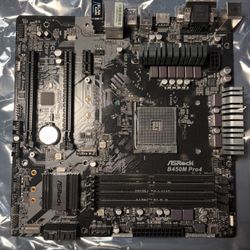 Asrock B450M Pro4 AM4 mATX Motherboard