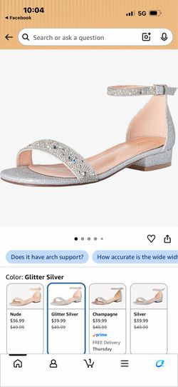 Flat Sandals Silver