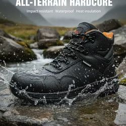 Jerko Heavy-Duty Waterproof Work Boots: Anti-Slip & Impact Protection for Ultimate Safety