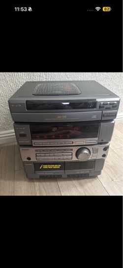 Aiwa CX-ZR525 Mini Hi-Fi Stereo – Tape Plays – CD Changer Spins