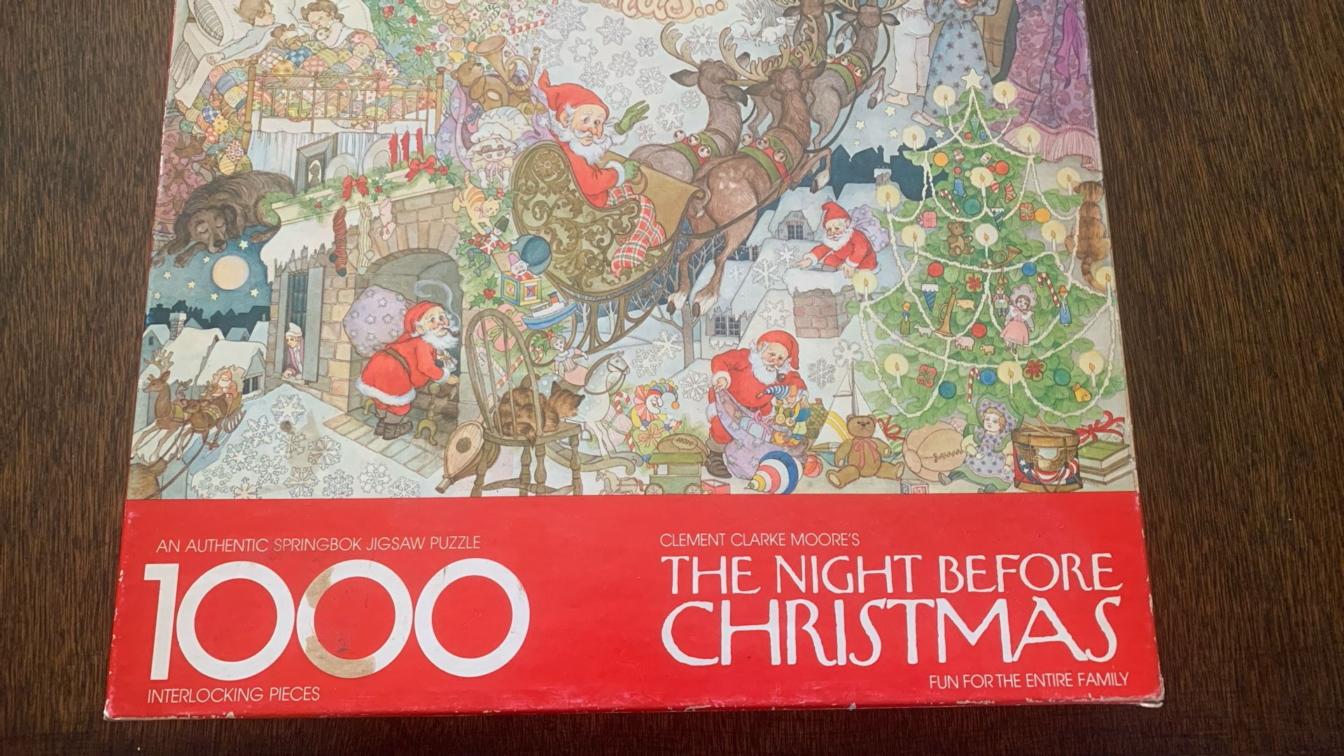 Clement Clarke Moore’s “NIGHT BEFORE CHRISTMAS “ Puzzle