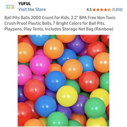 Ball Pit Balls (4000) Total