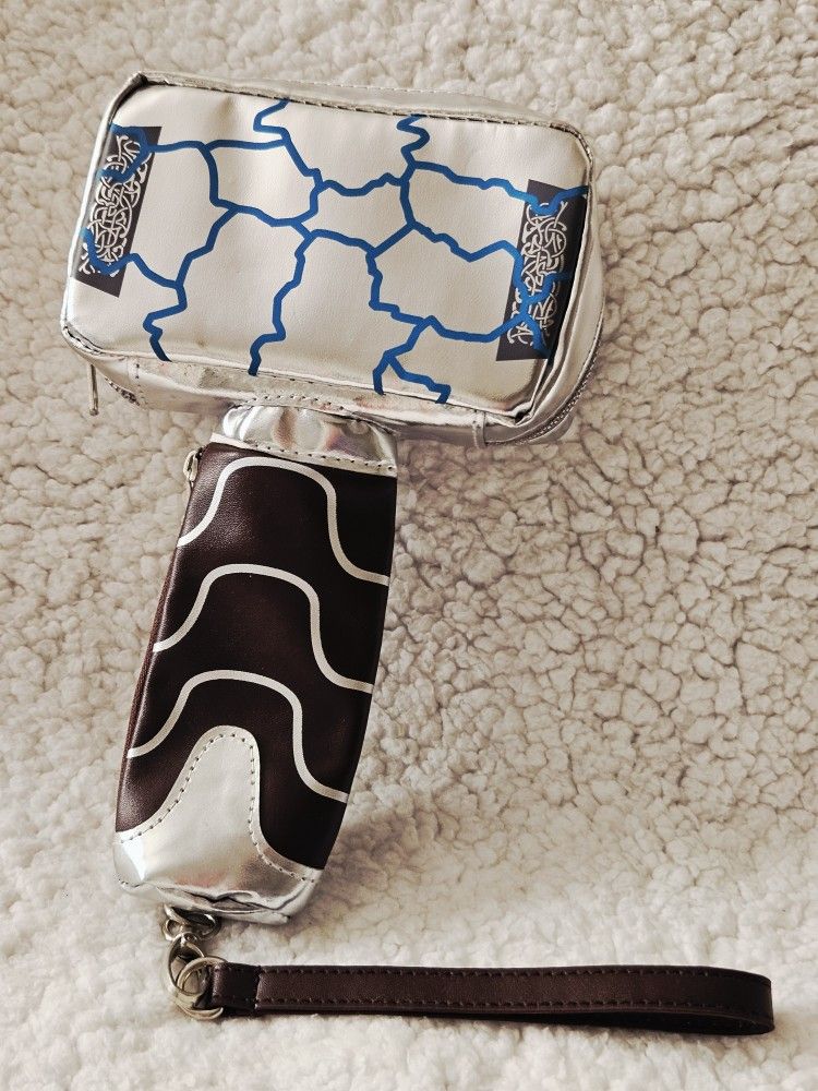 Disney Parks Marvel Thor Hammer Mjolnir Wristlet Wallet NWOT Thor Love & Thunder