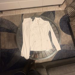 White And Gold Zipper Full Lulu Set Selling For $100/ Size 6