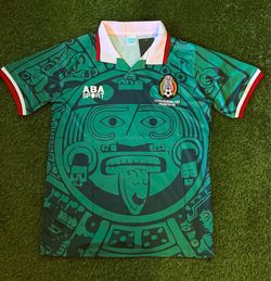 Mexico Home Retro 98 Soccer Jersey