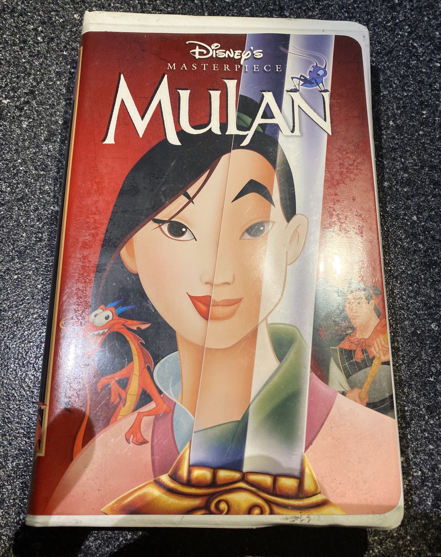 Mulan original vhs with case art and case Disney. Used