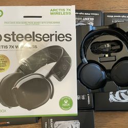 SteelSeries Arctis 7X Wireless Gaming Headset - Black Headphones