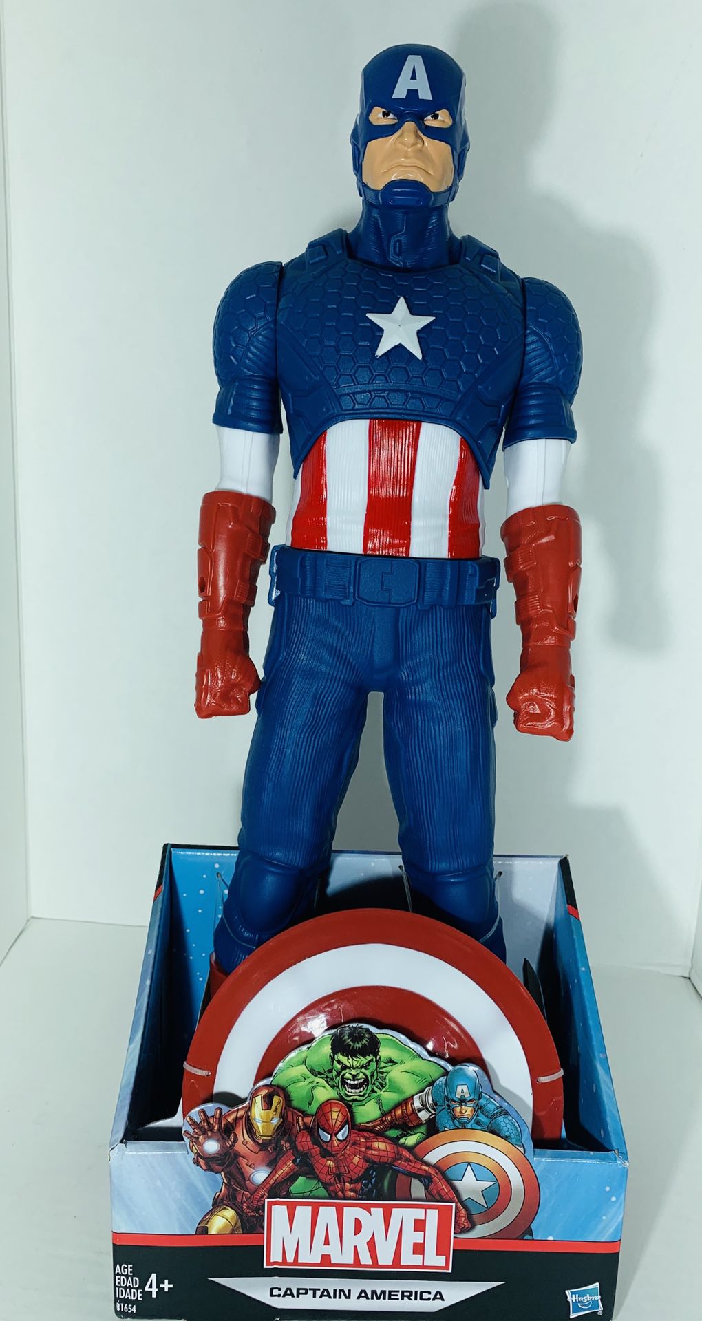 “NEW”IN BOX Marvel Titan Hero 20-inch Captain America (New )