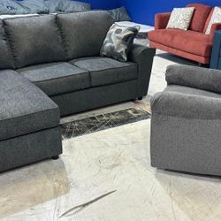 Dark Grey Sectional 