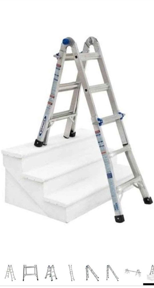 Werner Foldable Multipurpose Ladder 