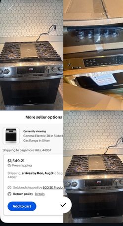 General Electric stove
