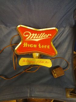 Vintage Miller brewing company sighn