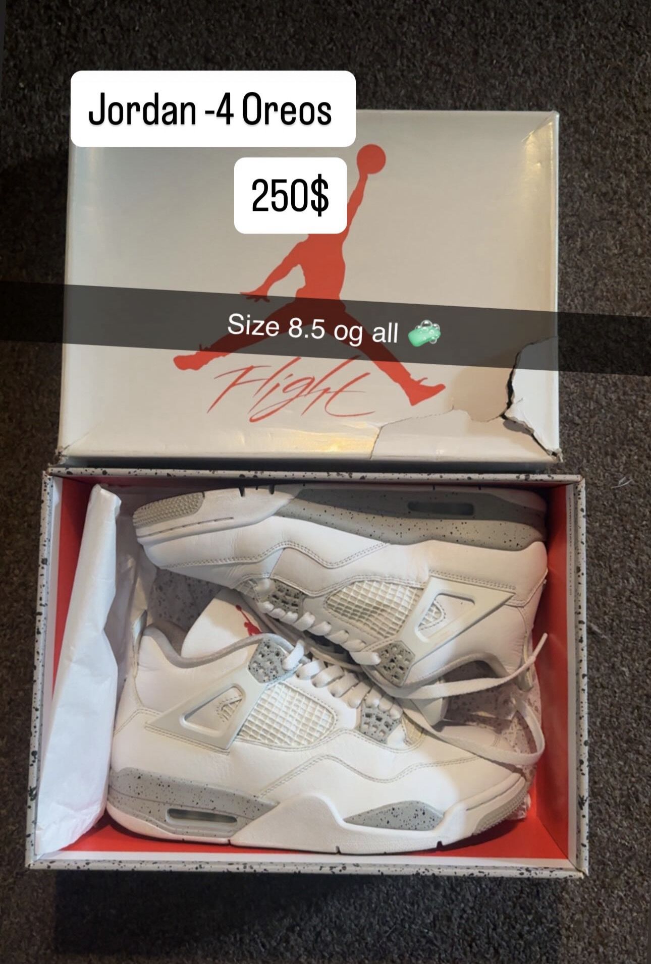 Jordan 4 Oreos