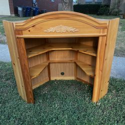 2 Piece Wooden Corner Desk 