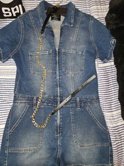 Denim Playsuit