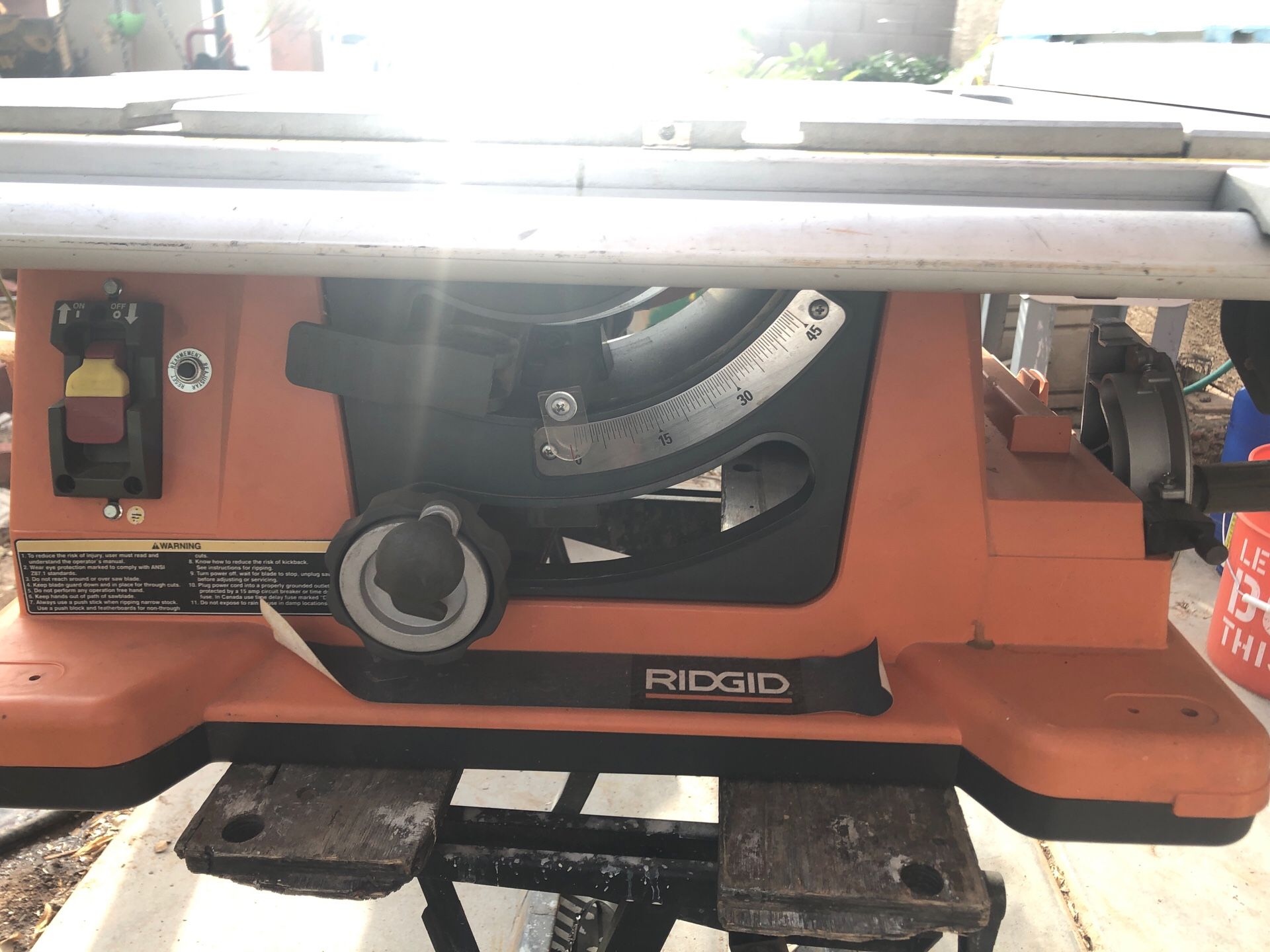 RIDGID TS24001 10” TABLE SAW for Sale in Avondale, AZ OfferUp
