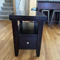 Wooden End Table 