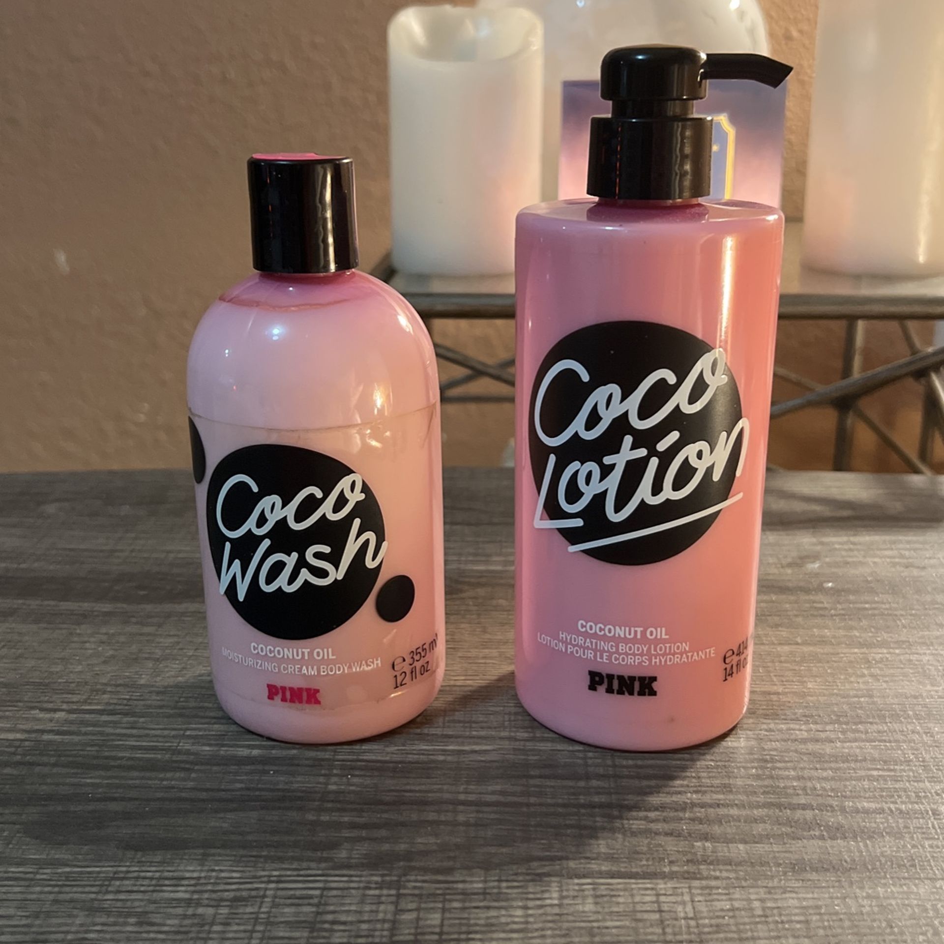 New New Body Wash Or Body Pink Coco wash Or Lotion Large Size New Coconut Oil $6 Each Firm C My Page 100s Of Items Ty 