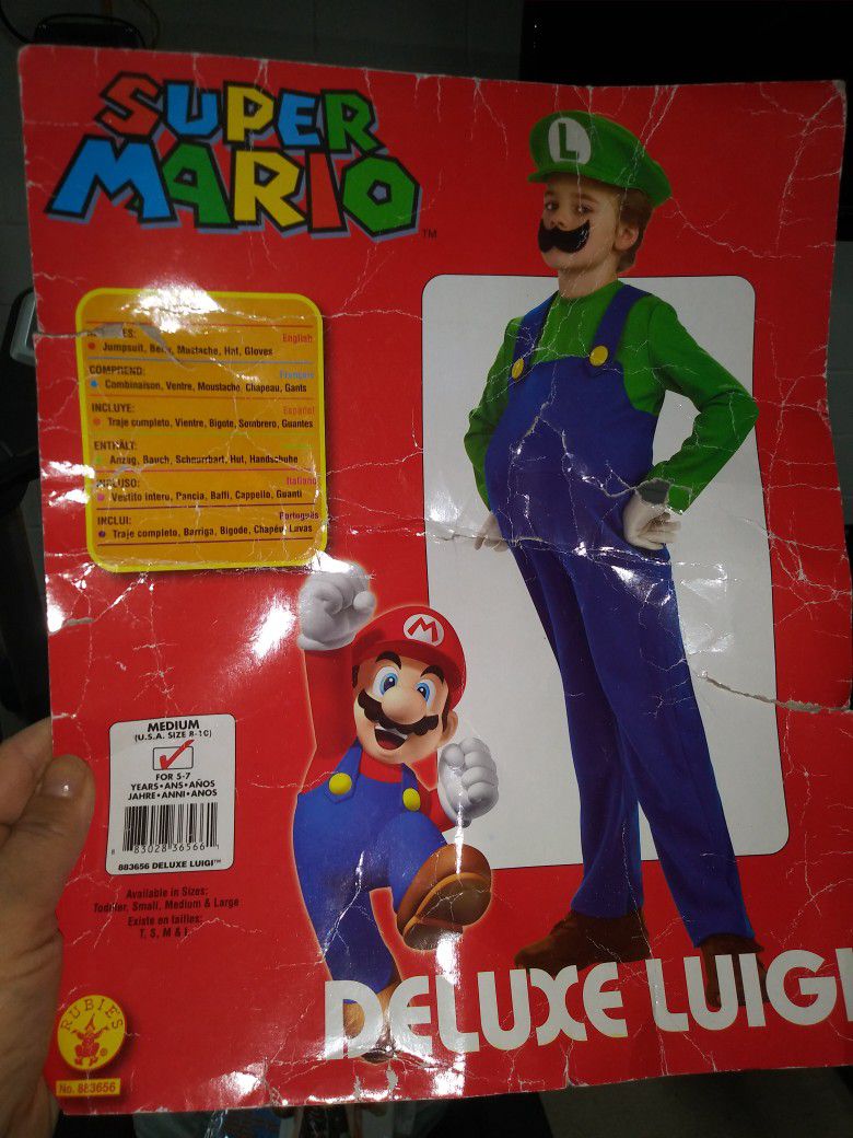 Deluxe Luigi Halloween Costume