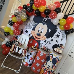 Mickey Birthday Balloons