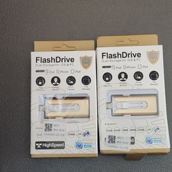 2 TB, 2 Terabytes, Flash Drive Only For Apple IPhone,, IPad . New, Never Used.
