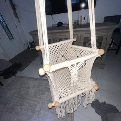 handcrafted swing  for infants and toddlers