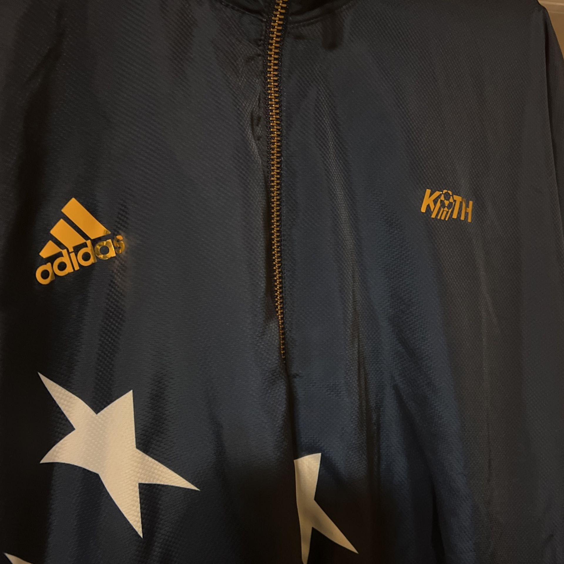 Adidas x Kith USA Double Zip Jacket Size Large