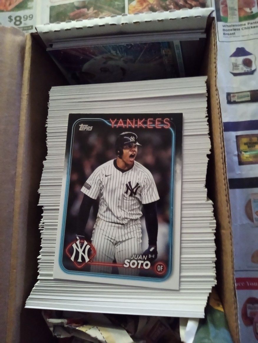 New Baseball Cards. 2017 Thru 2024 .