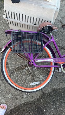 Vintage purple Schwinn bike