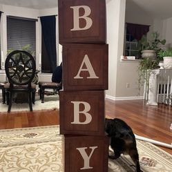 Cardboard Baby Blocks 