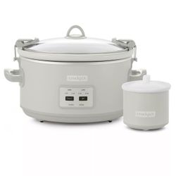 Crock-Pot 7 Qt Cook & Carry Slow Cooker w/ Touch Control & Lid 