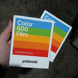 Polaroid 600 Film Color 16 Film Box 