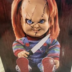 24” Talking Animated Chucky Doll Halloween