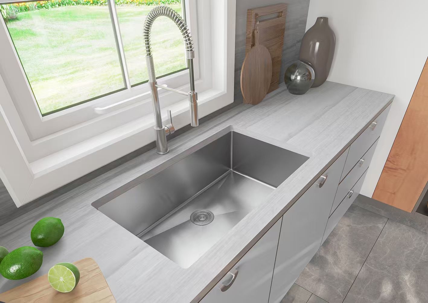 Stainless Steel Undermount Sink 32"x19" Pickup/Deliver