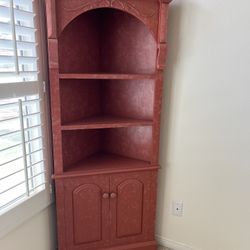 Curio Corner Cabinet
