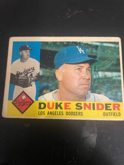 Duke snider 1960 Topps 493 card