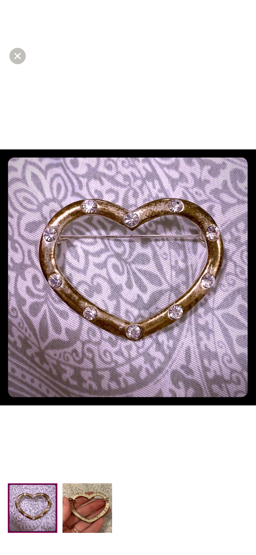Heart Brooch