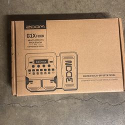Zoom G1x Four Effect Pedal Brand New 
