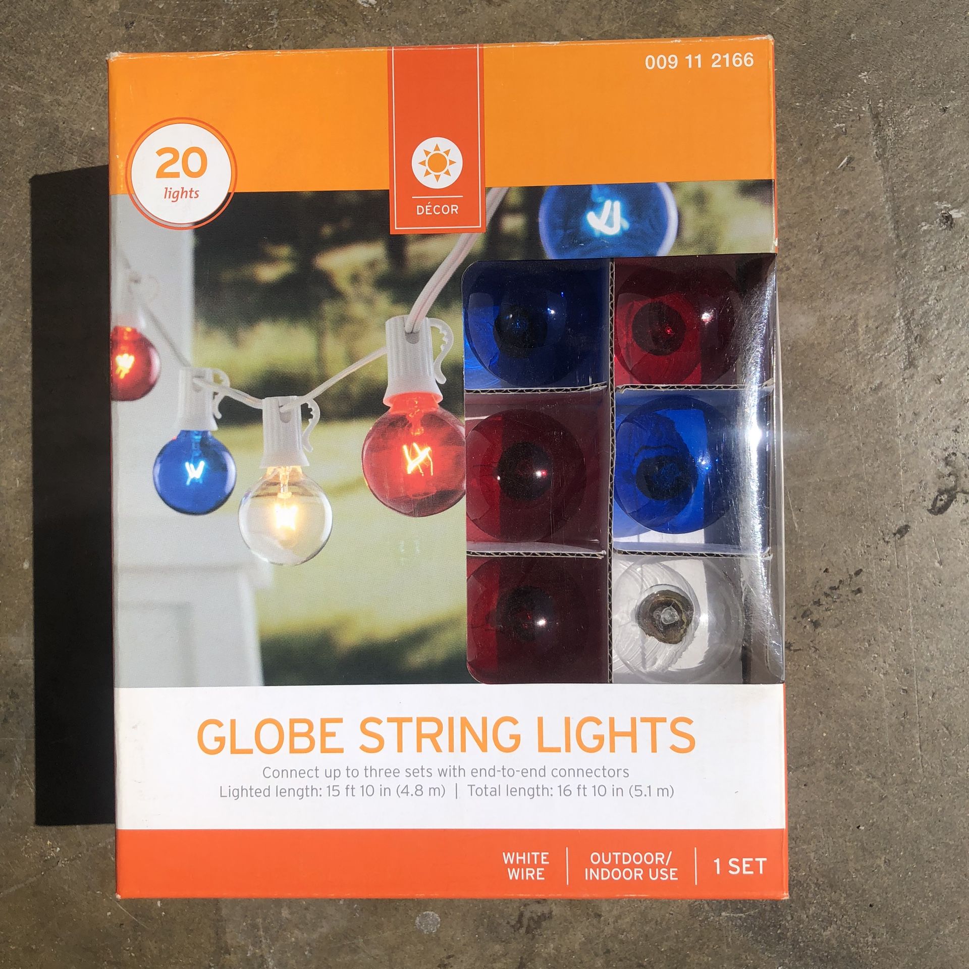 4th of July Decorations, Globe String Lights - Fourth of July
