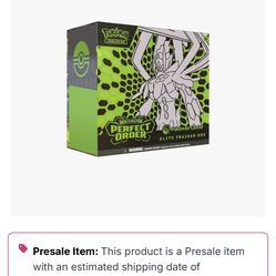 Pokemon center etb perfect order