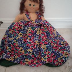 Soft Reversible Jamaican Doll