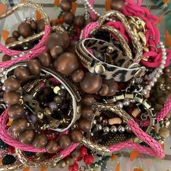 New Basket Of Bracelets