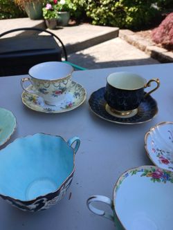 Fine Bone China Teacup And Saucer Collection